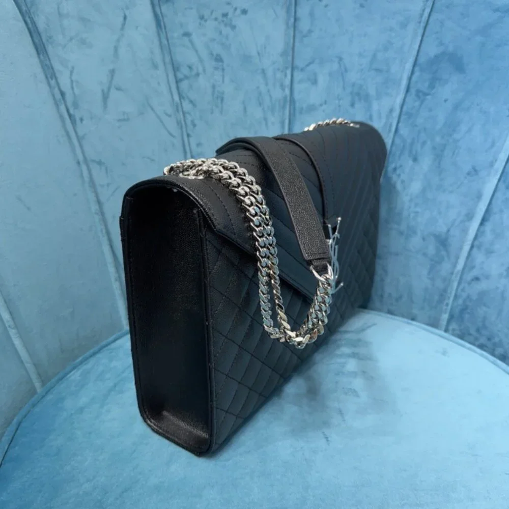 Yves Saint Laurent Large Envelope Two-way Bag - Picture 3 of 9